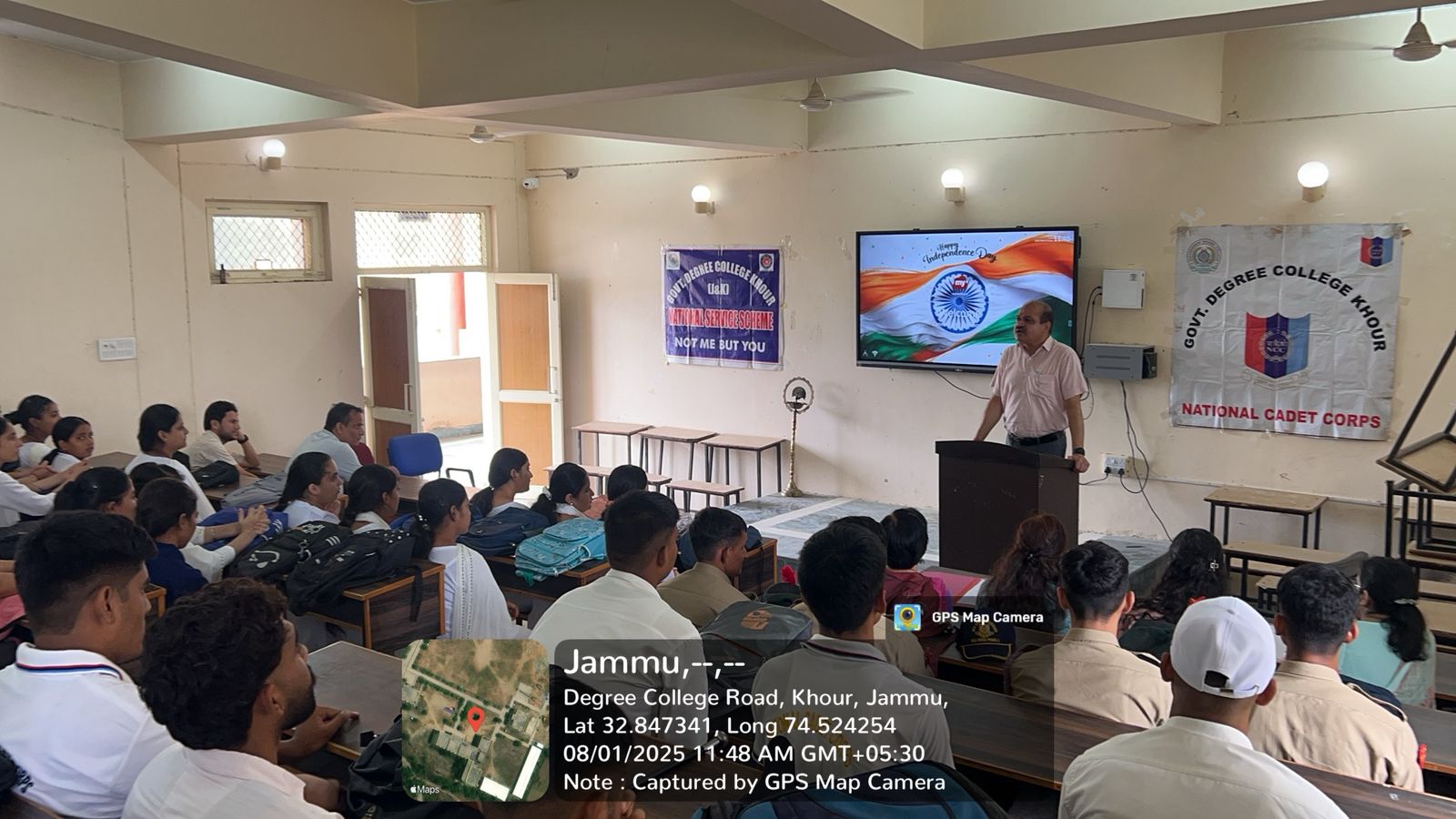 Pledge Ceremony and National Anthem Competition as a part of Series of Activities on the occasion of 79th Independence Day